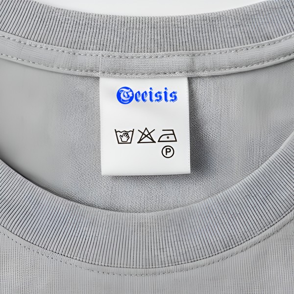 teeisis care label closeup teeisis care label closeup