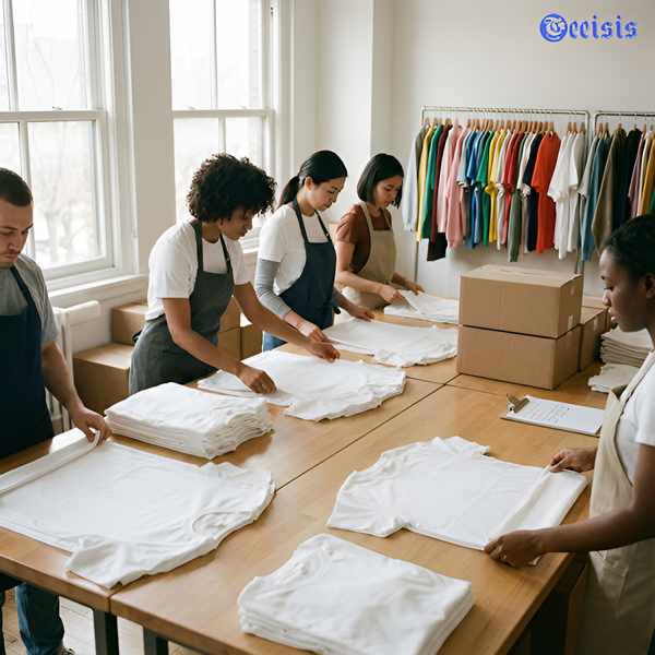 Quality Check of Blank Garments Before Production